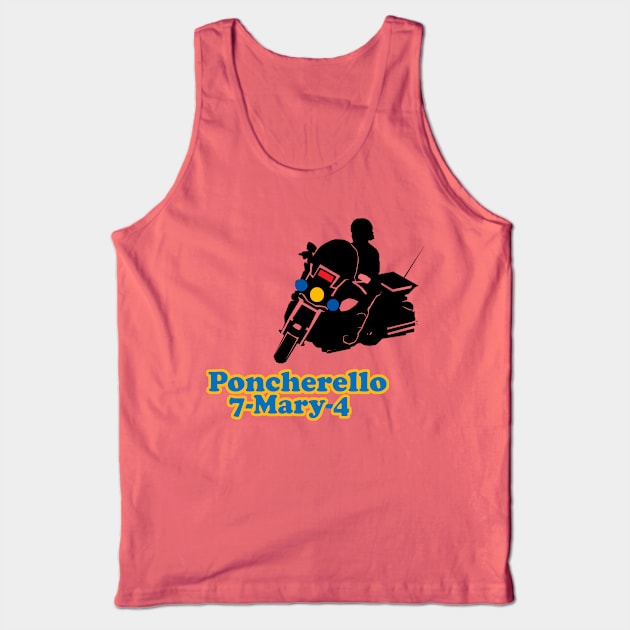 CHiPs Ponch Tank Top by PopCultureShirts